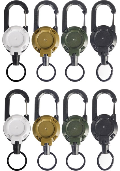 Toka Açık Araçlar Geri Çekilebilir Anahtarlık Otomatik Geri Çekilebilir Tel Halat Toka Kamp Malzemeleri (Yurt Dışından)