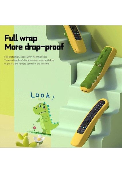 Lg AN-MR21GC/N/MR22/MR23 Için Uzak Kılıf Lg Magic Smart Tv Uzaktan Kumanda Koruyucu Kılıf Kapağı Sarı Yeşil (Yurt Dışından) modelleri
