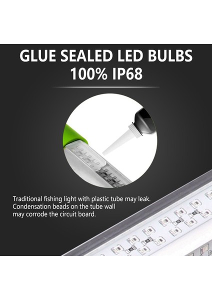 70W Dc 12V LED Fishing Işık 108 LED Yem Sivil Balıkçılık Işığı Sualtı Crappie Yeşil Gece Balıkçılık Bulucu (Yurt Dışından) fiyatları