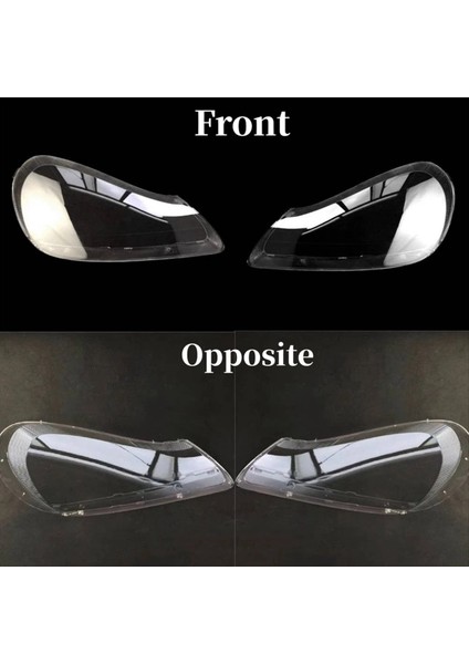 Sol Ön Head Light Lamba Kabuk Kapağı Porsche Cayenne Için Şeffaf Abajurlar 2007-2010 Kafa Işık Lambası Abajur (Yurt Dışından) modelleri