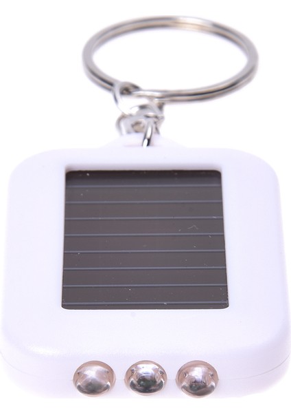 10X Mini Güneş Gücü Şarj Edilebilir 3led Flashlight Anahtar Teşekkür Torç Yüzüğü Yeni - Beyaz (Yurt Dışından) fırsatları