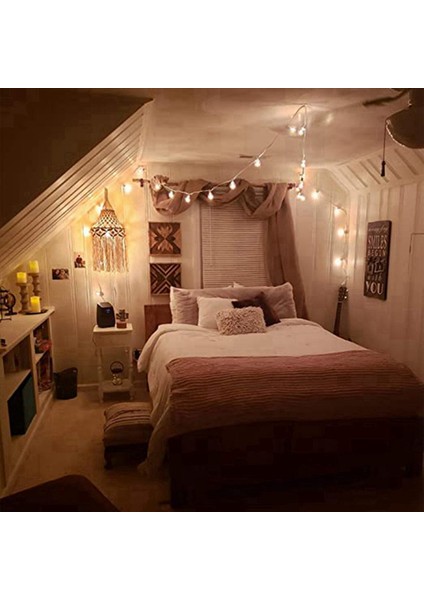 6x Macrame Lamba Gölge Asma Kolye Işık Kapağı Modern Ofis Yatak Odası Oturma Odası Kreş Yurt Odası Bohemya (Yurt Dışından) fırsatları