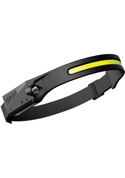 Indüksiyon Kafa Işık Lambası Koçanı LED Kafa Işık Lambası Açık Sürüş Işığı USB Şarj Edilebilir Gece Koşu Işık (Yurt Dışından)