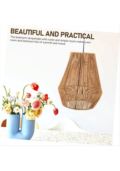 Dokuma Avize Gölgesi Rattan Laborato Home Masa Lambası Başucu Masa Lambası Manuel Kağıt Ipi (Yurt Dışından) fiyatları