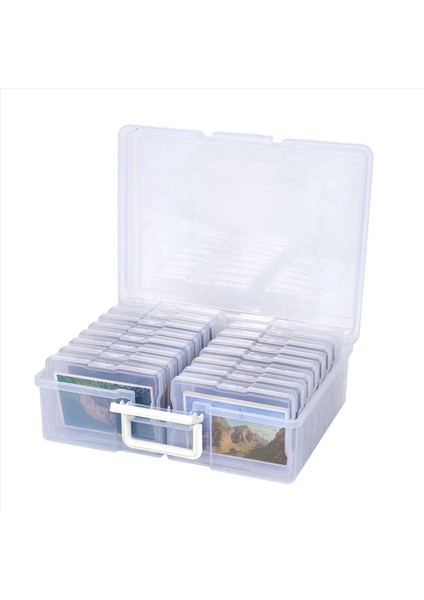3x Fotoğraf Kılıfı 4 x 6inch Fotoğraf Depolama Kılıfı 16 Iç Fotoğraf Organizatör Kutuları Şeffaf Zanaat Fotoğraf Depolama Kapları Kutusu (Yurt Dışından) fiyatları