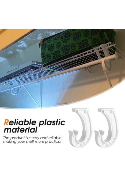 4 Adet Asılı Dolap Çubuğu Desteği 3/4 Dolap Raf Çubuğu Tutucu Asılı Giysiler Için Sağlam J Şeklinde Dolap Braketleri (Yurt Dışından) fiyatları