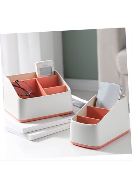 Masaüstü Depolama Kutusu Destekçi Organizatör Çok Fonksiyonlu Masa Organizatör Ofis Kırtasiye Sarı (Yurt Dışından) fiyatları