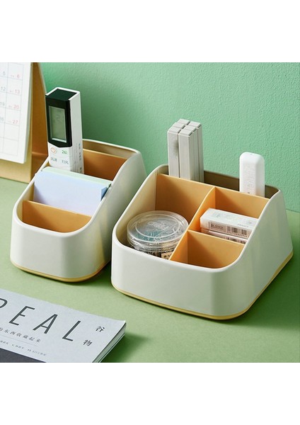 Masaüstü Depolama Kutusu Destekçi Organizatör Çok Fonksiyonlu Masa Organizatör Ofis Kırtasiye Sarı (Yurt Dışından) modelleri