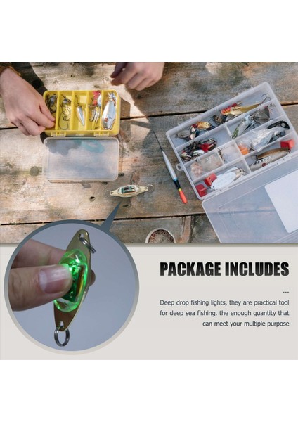 10 Adet LED Fishing Balıkçı Kaşıkları Sualtı Flaşör Bas Halibut Flasher Trolling Derin Damla Balıkçılık Işığı (Yurt Dışından) indirimleri