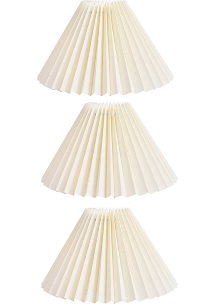 3x Pleats Abrajo Masa Lambası Daimi Lambalar Japon Tarzı Pileli Abajur Yaratıcı Masa Lambası Yatak Odası Lambalar -B (Yurt Dışından)