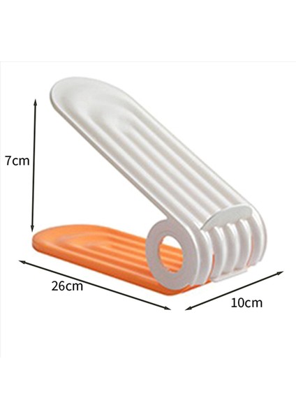 2x Ayakkabı Depolama Rafı Kaydet Alanı Ayakkabı Organizatörü Istifleyicisi Ayarlanabilir Ayakkabı Istifleyicisi Ayakkabı Istifleyici Yuvaları Organizatör (Yurt Dışından) fırsatları