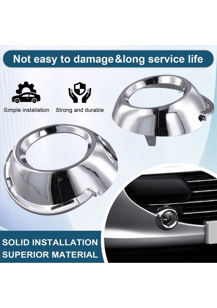 Sis Lambası Çerçeve Arabası Ön Sisli Işık Trim Halkası Kapak Araba Aksesuarları 7452HC 7452SN Peugeot 307 Citroen (Yurt Dışından) indirimleri