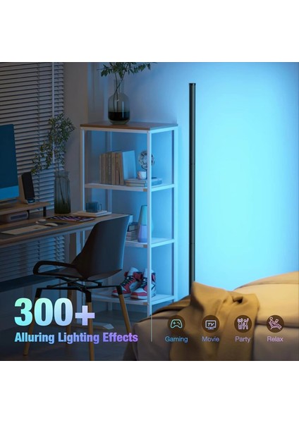 Akıllı Rgb Dream Müzik Senkronizasyonu ile Renk Zemin Lambası Uygulama ve Uzaktan Kumanda Modern Daimi Ruh Hali Işığı (Yurt Dışından) fiyatları