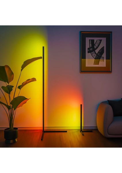 Akıllı Rgb Dream Müzik Senkronizasyonu ile Renk Zemin Lambası Uygulama ve Uzaktan Kumanda Modern Daimi Ruh Hali Işığı (Yurt Dışından) modelleri