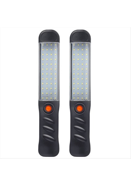 2pcs LED Fenerleri Şarj Edilebilir Iş Işığı Manyetik Taban ve Asılı Kanca Teşvik Işığı Işığı Işığı Işığı (Yurt Dışından)