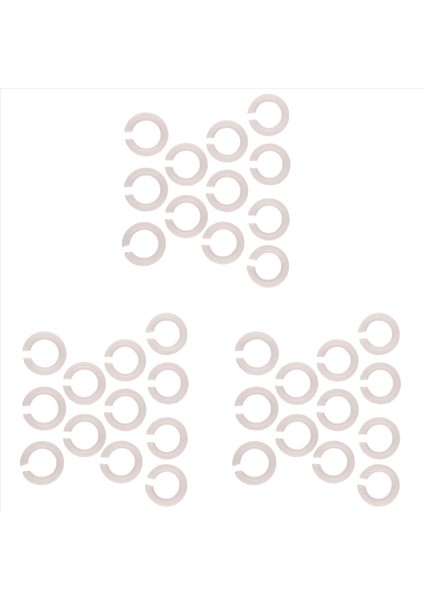 36PCS Lamba Gölgesi E27 Ila E14 Delik Dönüştürücü Lambalı Lamba Tonlarını Takmak Için Abajar Halka Redüktör Lamba Halkaları (Yurt Dışından)