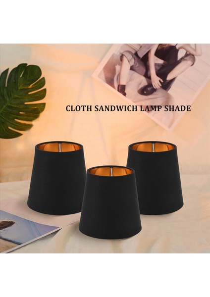 Küçük Lamba Gölge Seti 12 Avize Gölge Küçük Lamba Gölge Klipsi Şamdan Ampuller Için Tablo Avize Duvar Lambası (Yurt Dışından) modelleri