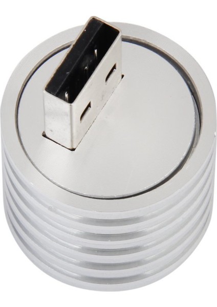 3x Alüminyum 3W USB LED Lamp Soketi Spotlıght Flanlıght Beyaz Işık (Yurt Dışından) modelleri