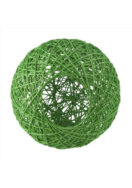 Yeşil Bambu Rattan ve Jute Ball Avize Bireysel Yaratıcılık Küresel Rattan Yuva Abajur (Yurt Dışından) modelleri