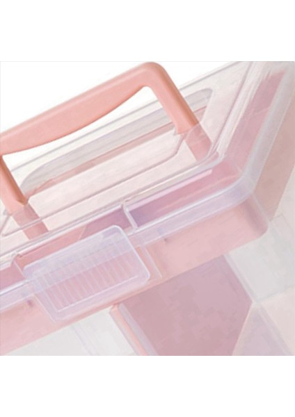 2x Temizlik Tepsi Depolama Tepsisi Plastik Plastik Çok Amaçlı Depolama Konteyneri Taşınabilir Seyahat Kılıfı Pembe (Yurt Dışından) fiyatları