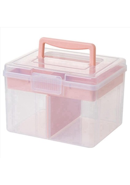 2x Temizlik Tepsi Depolama Tepsisi Plastik Plastik Çok Amaçlı Depolama Konteyneri Taşınabilir Seyahat Kılıfı Pembe (Yurt Dışından) modelleri