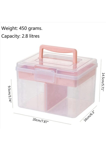 2x Temizlik Tepsi Depolama Tepsisi Plastik Plastik Çok Amaçlı Depolama Konteyneri Taşınabilir Seyahat Kılıfı Pembe (Yurt Dışından) fırsatları