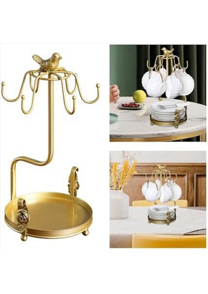 2x Kahve Fincan Tutucu Çay Bardağı Depolama Rafı Çay Fincanı Standı Bağımsız Kupa Fincan Tutucular Bardaklar Stand B (Yurt Dışından) indirimleri