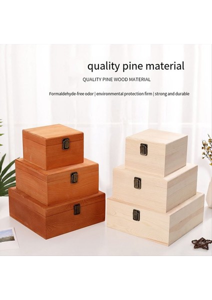 Ahşap Depolama Kutusu Kutusu Düğün Şeker Kutusu Flip Kutusu Nedime Kutusu Ahşap Renk (Yurt Dışından) modelleri