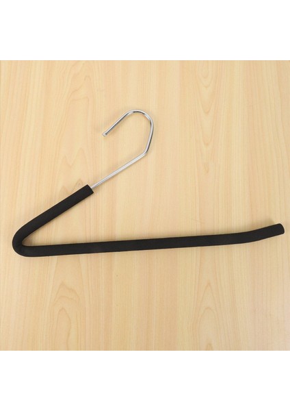 Açık Uç Pantolon Askıları Slack Pantolon ile Kaymaz Köpük Kaplamalı Siyah 30 Paket (Yurt Dışından) indirimleri