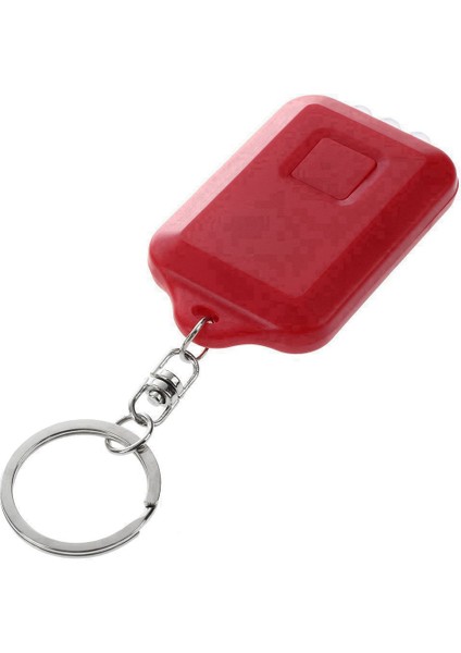 10X Mini Güneş Gücü Şarj Edilebilir 3led Flashlight Anahtar Key Zinciri Işık Torç Yüzüğü Yeni - Kırmızı (Yurt Dışından) fırsatları