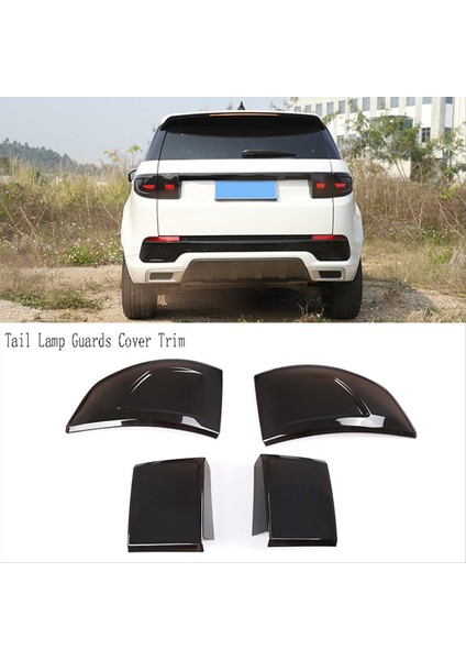 4pcs Araba Arka Işık Kaputları Dekorasyon Kuyruk Lambası Korumaları Land Rover Discovery Sport Için Kapak Kaplama 2020-2022 (Yurt Dışından)