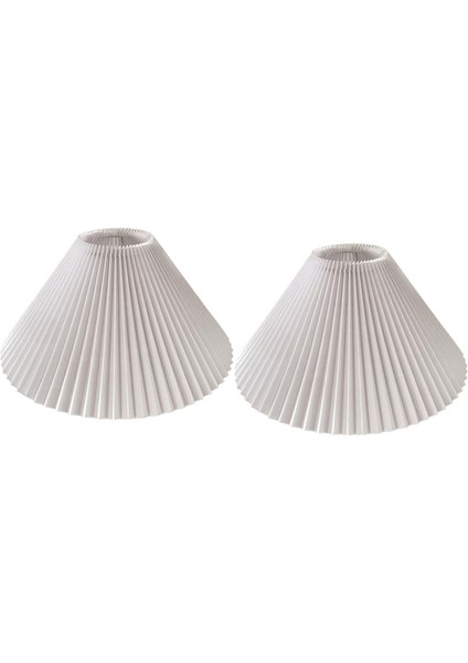 2x Pleats Abrajad Masa Lambası Daimi Lambalar Japon Tarzı Pileli Abajur Yaratıcı Masa Lambası Yatak Odası Lambaları -A (Yurt Dışından)