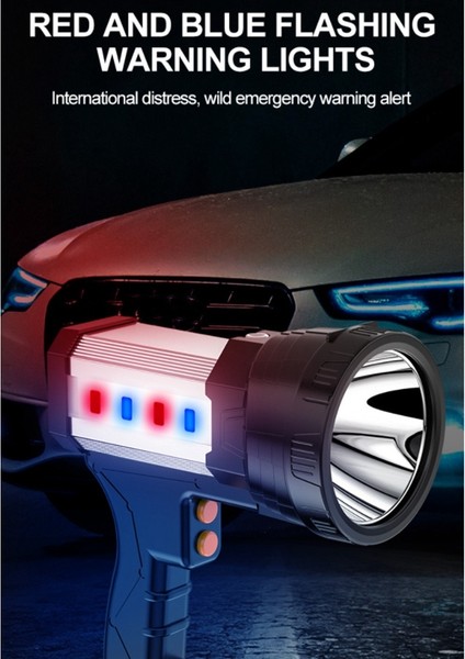 Superbright Spot Işığı El Feneri Şarj Edilebilir 18650 Pil 3 Modlu Işık USB Güç Şarj Cihazı Dahil (Yurt Dışından) indirimleri