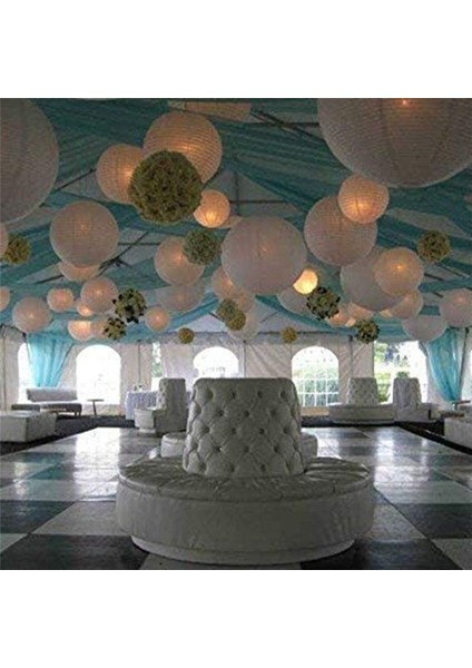 Kağıt Fener Beyaz Kağıt Fener Düğünler Doğum Günü Kutlamalar Bahçe Dekorasyonu Için Yuvarlak Kağıt Fenerleri Asmak (Yurt Dışından) modelleri