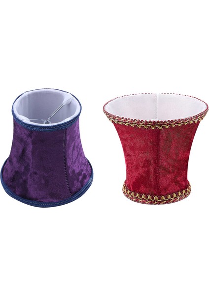 2 Pcs E14 Moder Pazla Devi Koyu Mor ve Kırmızı Ile Modern Evrusalya Stoğu Duvar Sconce Lambası Için El Yapımı Ahbeshed (Yurt Dışından)