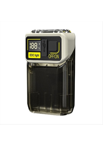 Manyetik Taban ile Döndürülebilir Mini Anahtarlık Işığı Ev ve Araba Onarımları Için Taşınabilir Acil Durum Iş Işığı (Yurt Dışından)