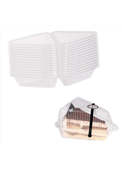 200PCS Üçgen Cheesecake Kutuları Dilim Kek Kutusu Üçgen Pasta Tutucular Pastane Partisi Düğünü Için Kek Kutuları (Yurt Dışından) modelleri