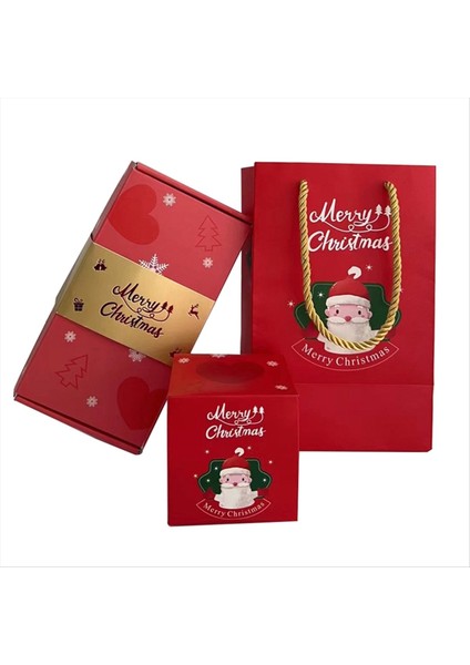 Kırmızı Sürpriz Kutusu Mutlu Noeller Sürpriz Kutuları Para ve Doğum Günü Pop-Up Kutusu (16 Kutu Seti) (Yurt Dışından)