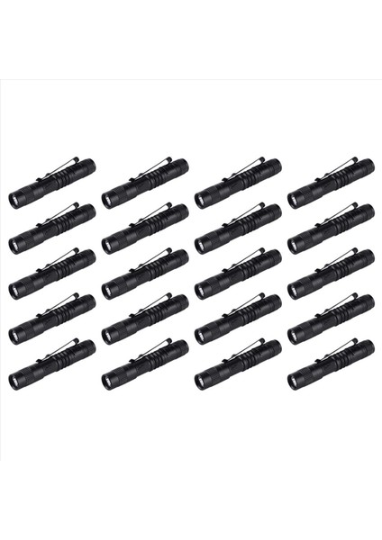20X Fener Kalemi Torçu Süper Küçük Mini Aaa Xpe-R3 LED Lamba Kemer Klipsi Işık Cep Torçu Kılıf (Yurt Dışından)