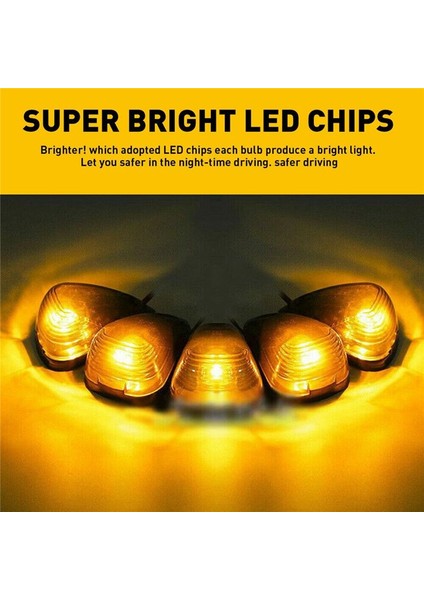 Çatı Işık Çatı Uyarısı Işık Çatı Işareti Işık LED Otomotiv Malzemeleri Ford Kamyonet Için F-250 F-350 1999-2016 A (Yurt Dışından) fırsatları