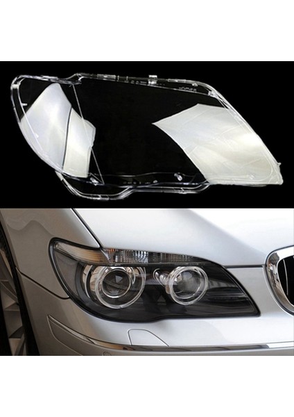 Araba Sol Ön Head Light Lamba Lens Kabuk Kapağı Bmw 7 Serisi E65 E66 2005-2008 Far Kapağı (Yurt Dışından) fırsatları
