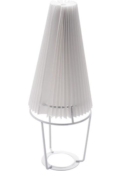 Pleats Abrajad Masa Lambası Daimi Lambalar Japon Tarzı Pileli Abajur Yaratıcı Masa Lambası Gölge Yatak Odası Lambaları -A (Yurt Dışından)