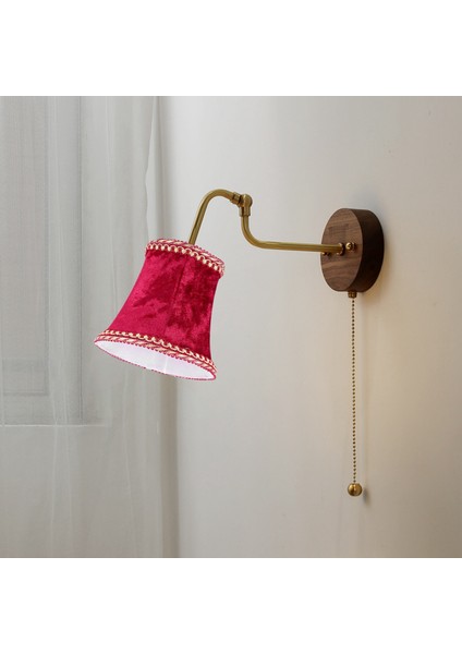 Lamba Gölgesinde Kumaş Klips E14 Modern Avrupa Tarzı Duvar Aplik Lambası Için El Yapımı Abajur Kristal Lamba Mum Lamba Mavi Pazen Dekorlu Masa Lambası (Kırmızı) (Yurt Dışından) indirimleri