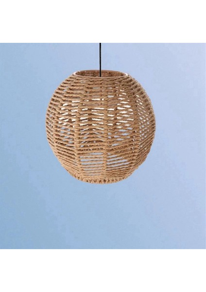 3x Ev Aydınlatma Rattan Lamba Kapağı El Yapımı Dokuma Avize Retro Abajur Aile (Yurt Dışından) indirimleri