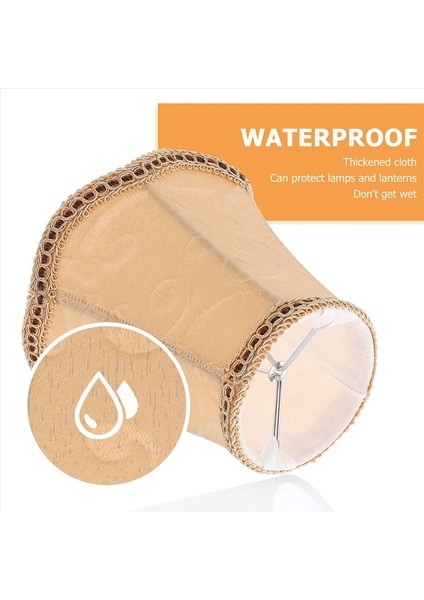 5x Masa Lambası Kumaş Bez Klipsi Hafif Gölgeler Kapak Drum Gölge Ahşap Ampulü Zemin Lambası Evi (Yurt Dışından) modelleri