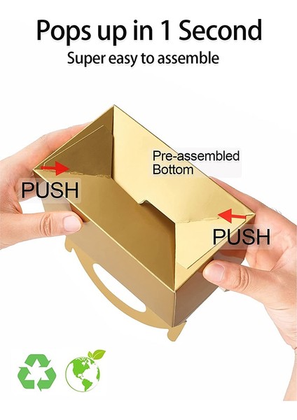 50 Pcs Partisi Kutuları Beyaz Şeker Kutuları Parti Kağıt Kağıt Kağıt Kurabiye Çantaları Gable Kutuları Beyaz (Yurt Dışından) modelleri