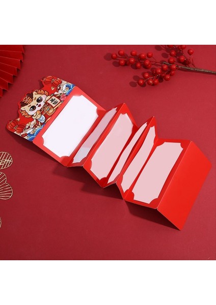 10 Adet Kırmızı Zarflar Çin Yeni Yıl Kırmızı Çin Zarfları Para Için 2024 Ejderha Ay Yeni Yıl Katlanabilir Kırmızı Zarf B (Yurt Dışından) fiyatları