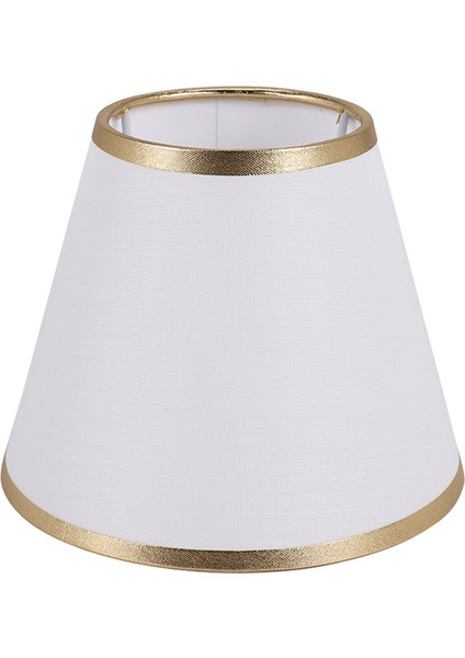 Drum Lamba Gölgesi Toz Geçirmez Namlu Şekil Bezi Abajur Masa Zemin Avize Işık Yedek Ev Ofis Beyaz (Yurt Dışından)