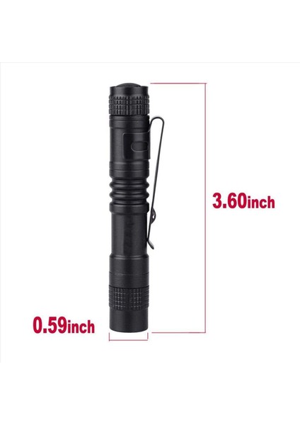 6x El Feneri Kalem Süper Küçük Mini Aaa Xpe-R3 LED Lamba Kemeri Klip (Yurt Dışından) fırsatları