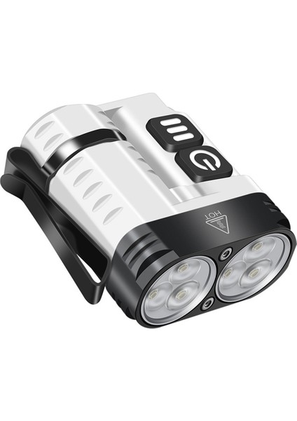 LED Flashlight Anahtarlık Işi Işık USB Şarj Edilebilir Klip Açık Kamp Fener Için Mıknatıslı (Yurt Dışından) fırsatları
